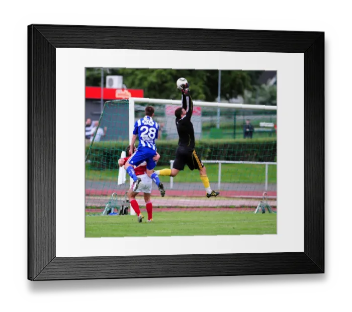 Framed Print : Stephen Henderson's Brave Show: A Goalkeeper's Duel at IFK Gothenburg vs. Bristol City