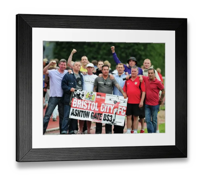 Framed Print : Bristol City Fans