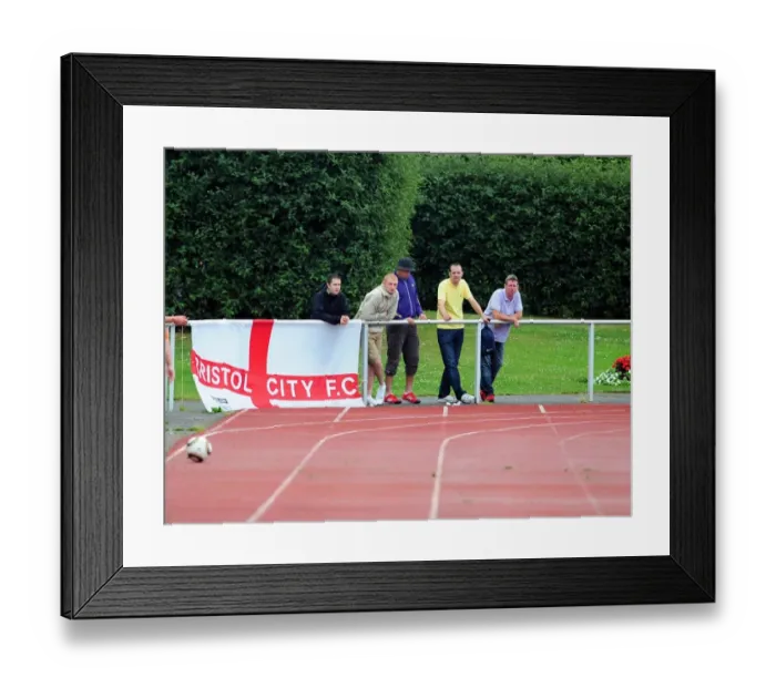 Framed Print : Bristol City vs. IFK Gothenburg: Pre-Season Tour Sweden 2010-11