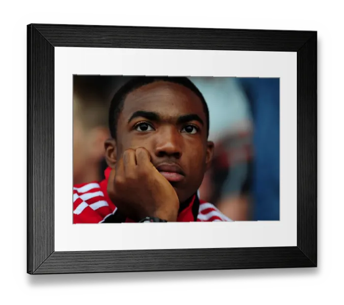 Framed Print : Marlon Jackson in Action: IFK Gothenburg vs. Bristol City Framed Print : Marlon Jackson in Action: IFK Gothenburg vs. Bristol City