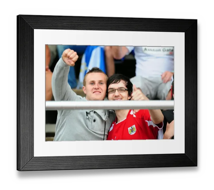 Framed Print : Bristol City vs. IFK Gothenburg: Pre-Season Tour Sweden 2010-11