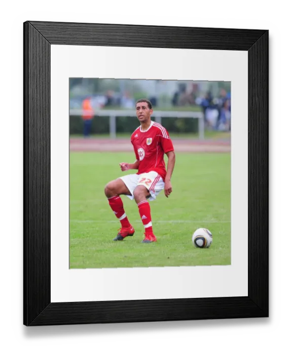 Framed Print : Bristol Citys Lewin Nyatanga