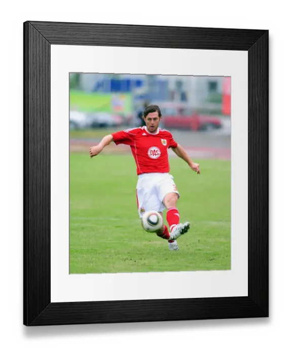 Framed Print : Bristol Citys Jamie McAllister