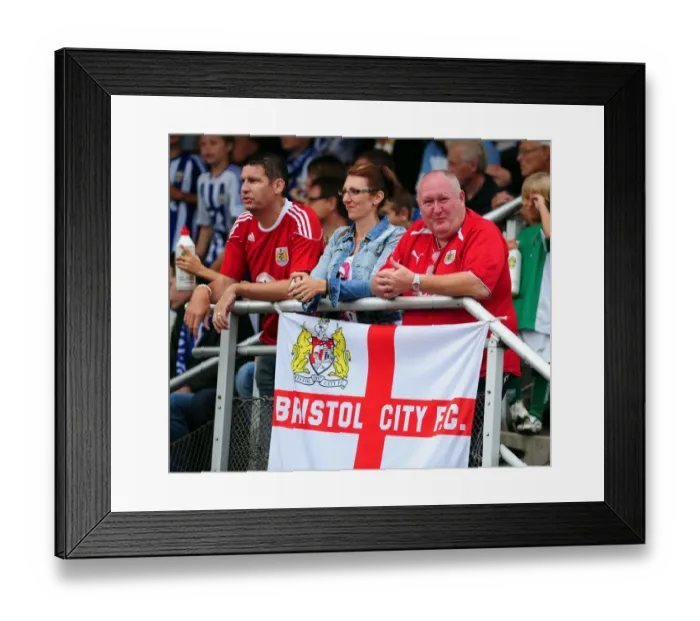 Framed Print : Bristol City vs. IFK Gothenburg: Pre-Season Tour Sweden 2010-11