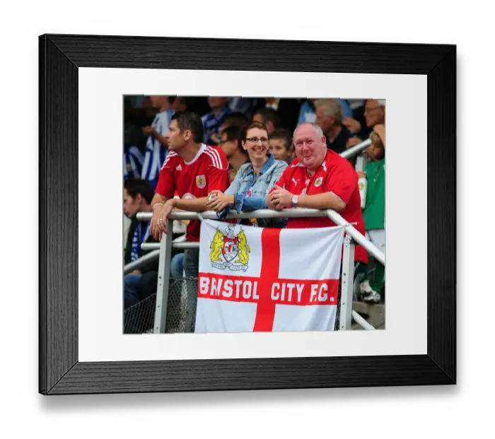 Framed Print : Bristol City vs. IFK Gothenburg: Pre-Season Tour Sweden 2010-11