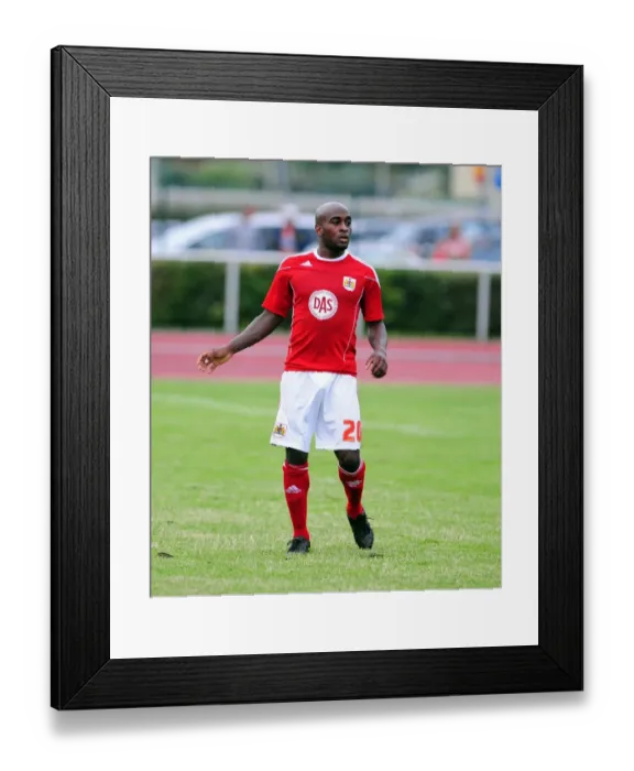 Framed Print : Jamal Campbell-Ryce in Action: IFK Gothenburg vs. Bristol City
