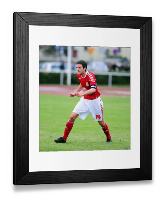 Framed Print : Cole Skuse in Action: IFK Gothenburg vs. Bristol City Framed Print : Cole Skuse in Action: IFK Gothenburg vs. Bristol City