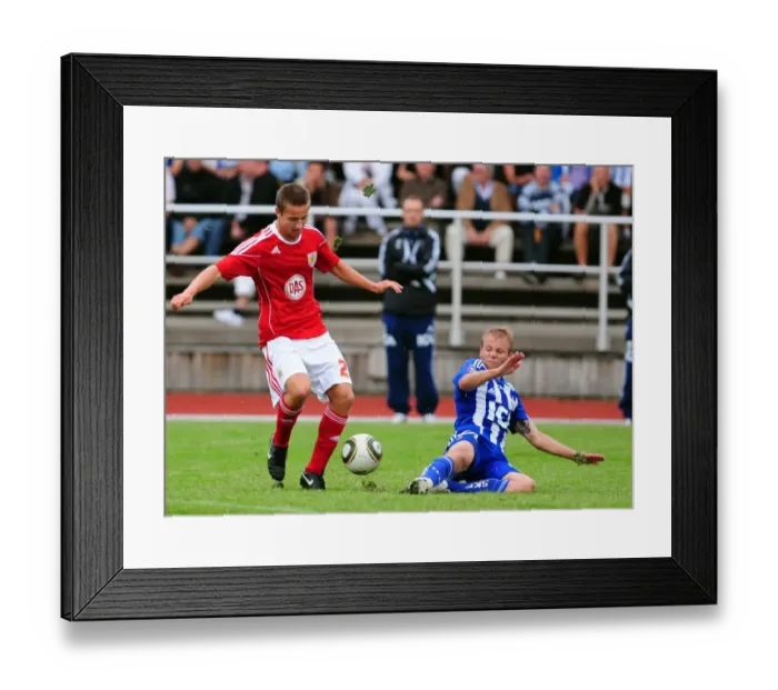 Framed Print : Bristol Citys Danny Ball battles for the ball