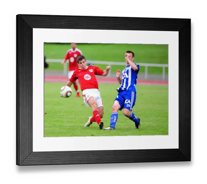 Framed Print : Bristol Citys Joe Edwards battles for the ball