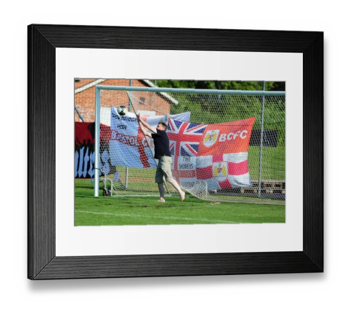 Framed Print : Bristol City vs Helsingborgs IF: Pre-Season Tour Sweden, 2010-11