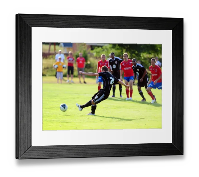Framed Print : Bristol Citys John O Flynn has his penalty saved