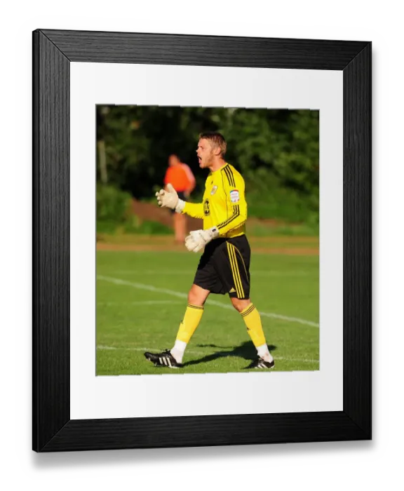 Framed Print : Dean Gerken in Action: Bristol City Goalkeeper Faces Helsingborgs IF Framed Print : Dean Gerken in Action: Bristol City Goalkeeper Faces Helsingborgs IF