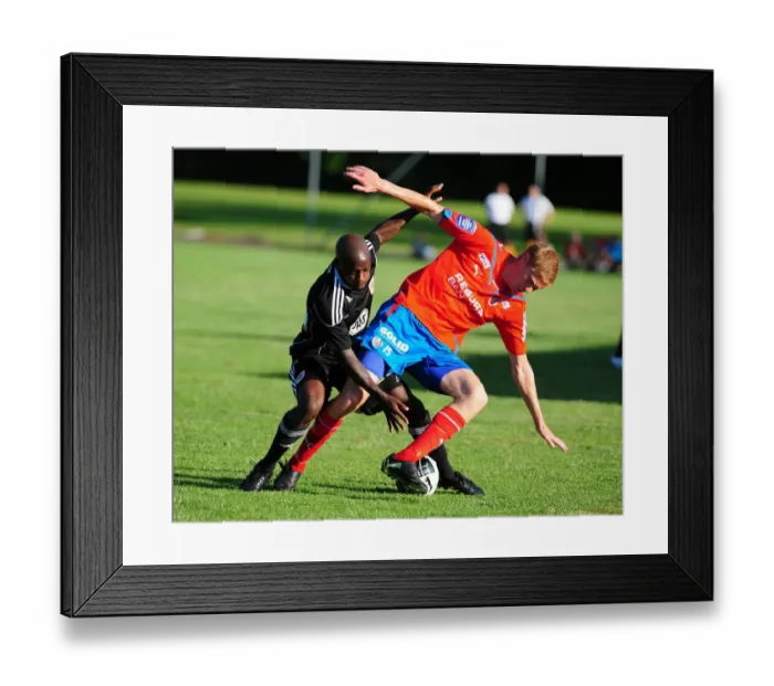 Framed Print : Bristol Citys Jamal Camplbell-Ryce battles for the ball Framed Print : Bristol Citys Jamal Camplbell-Ryce battles for the ball