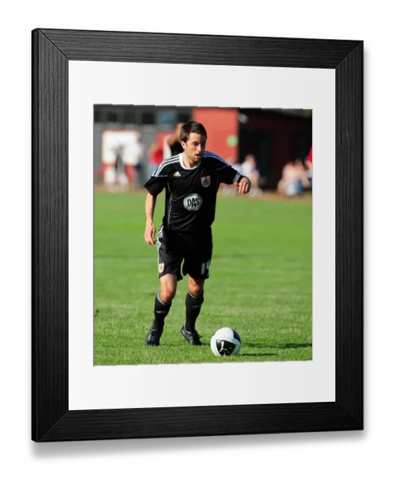 Framed Print : Bristol City's Cole Skuse in Action: Bristol City vs Helsingborgs IF