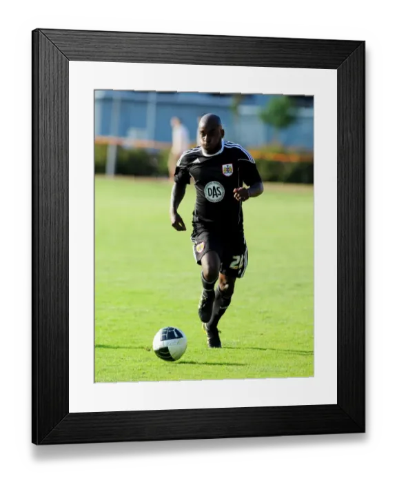 Framed Print : Jamal Campbell-Ryce in Action: Helsingborgs IF vs. Bristol City Framed Print : Jamal Campbell-Ryce in Action: Helsingborgs IF vs. Bristol City