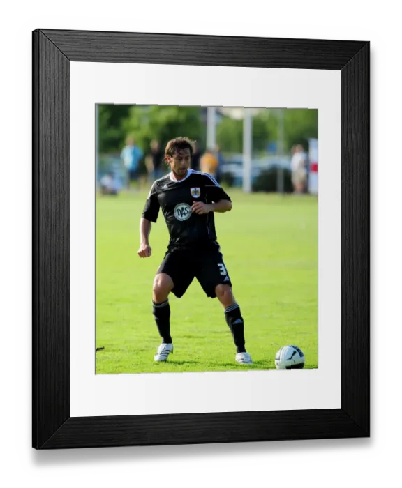 Framed Print : Jamie McAllister in Action for Bristol City: Helsingborgs IF Clash
