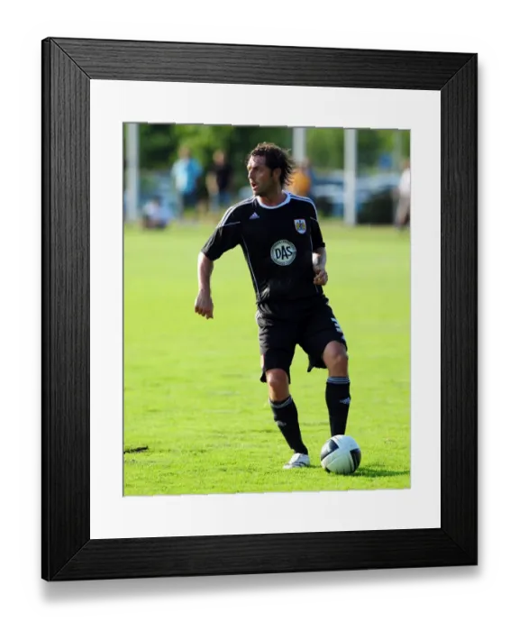 Framed Print : Bristol Citys Jamie McAllister