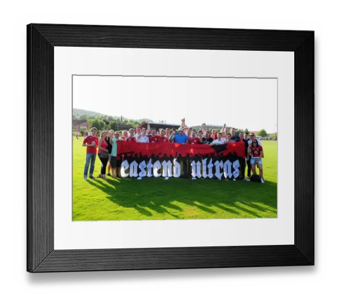Framed Print : Bristol City Fans Waving Their Iconic Flag at Helsingborgs IF Match