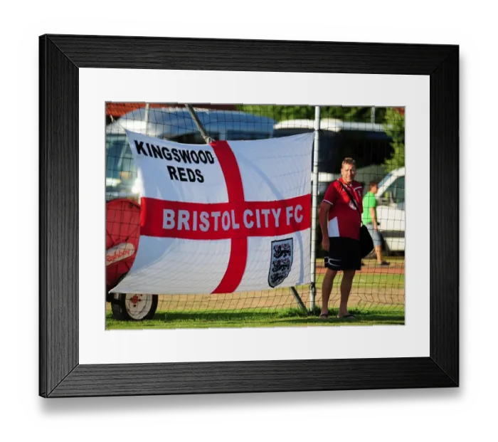Framed Print : Bristol City Football Club: Uniting Fans with Waving Flags Against Helsingborgs IF Framed Print : Bristol City Football Club: Uniting Fans with Waving Flags Against Helsingborgs IF