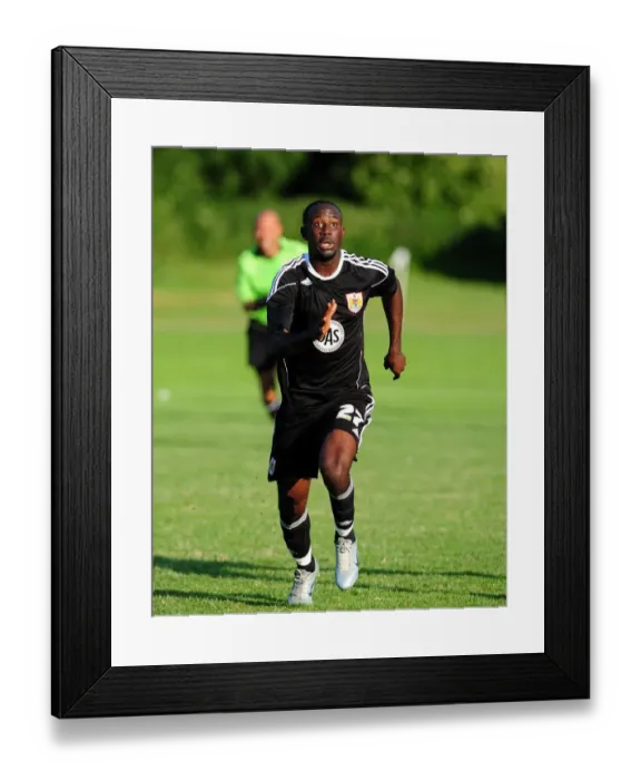 Framed Print : Bristol Citys Albert Adomah Framed Print : Bristol Citys Albert Adomah