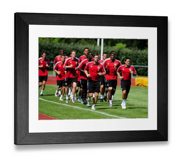 Framed Print : Bristol City FC: Pre-Season Training in Sweden - Gearing Up for Glory (Season 10-11)