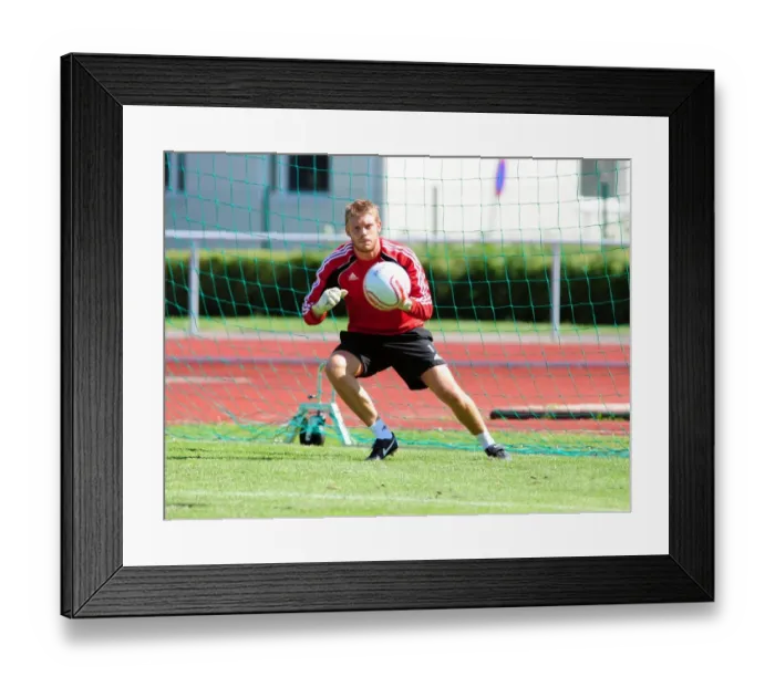 Framed Print : Dean Gerken's Focused Preparation: Intense Training with Bristol City FC (Goalkeeper Edition) Framed Print : Dean Gerken's Focused Preparation: Intense Training with Bristol City FC (Goalkeeper Edition)