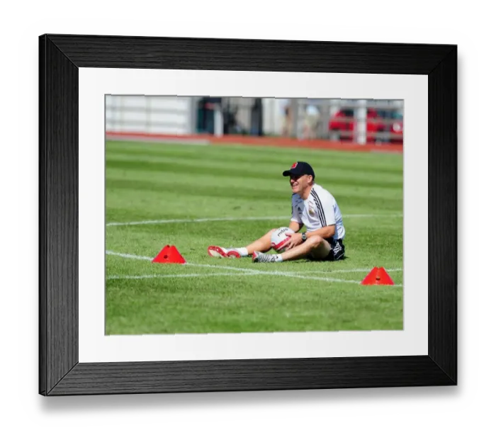 Framed Print : Steve Coppell: Focused at Work – Training with Bristol City FC Framed Print : Steve Coppell: Focused at Work – Training with Bristol City FC
