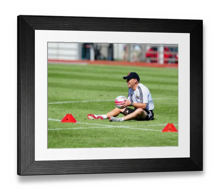 Framed Print : Steve Coppell's Unyielding Determination: Unveiling the Training Secrets of Bristol City FC