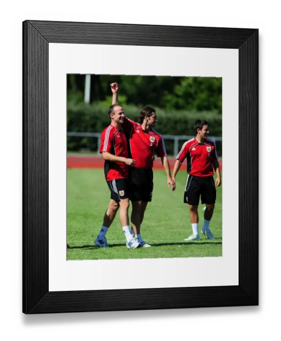 Framed Print : Gearing Up for Glory: Bristol City First Team's Pre-Season Training in Sweden (Season 10-11)