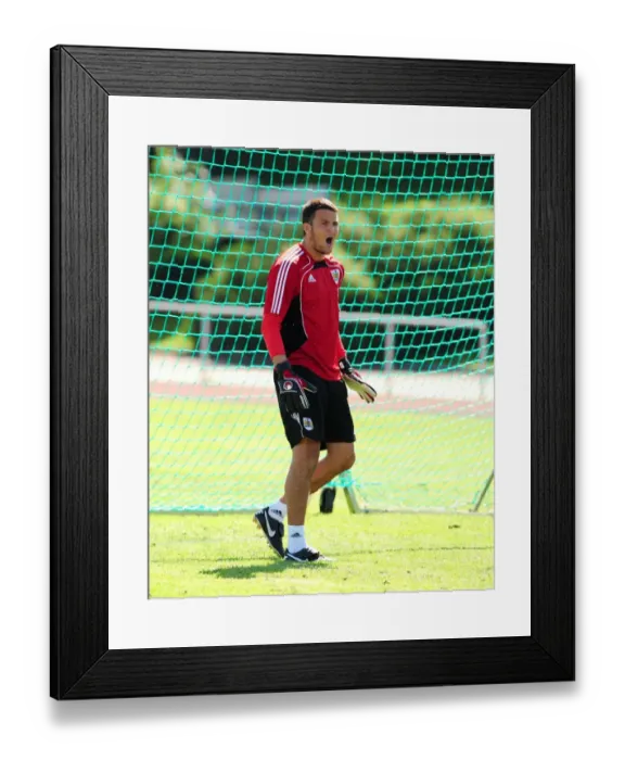 Framed Print : Bristol City Goalkeeper, Stephen Henderson Framed Print : Bristol City Goalkeeper, Stephen Henderson