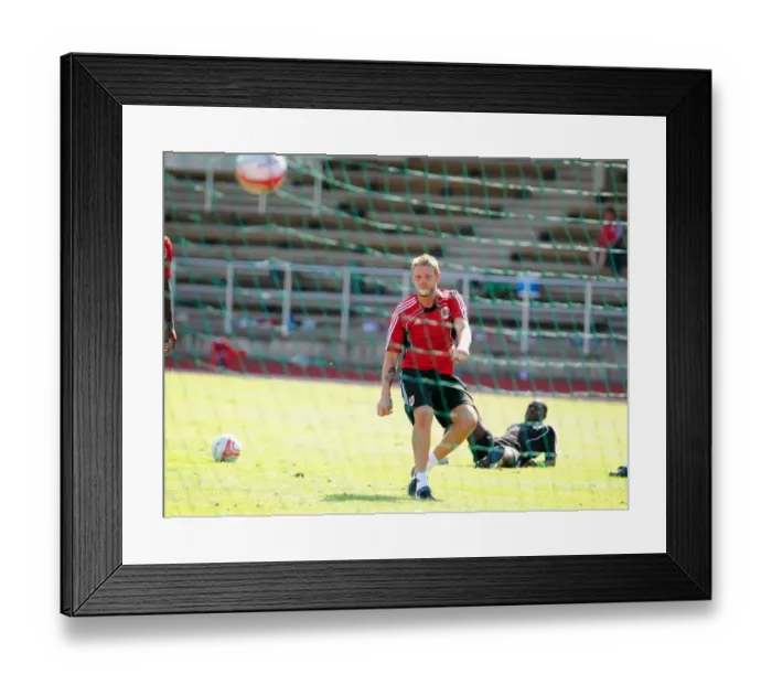 Framed Print : Dean Gerken: Intense Training with Bristol City FC