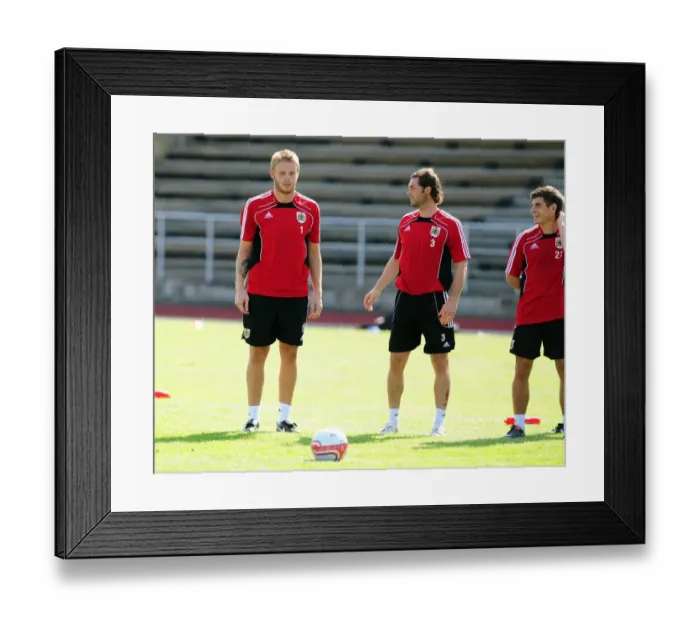 Framed Print : Bristol City: Gerken and McAllister in Focus - Training Session Framed Print : Bristol City: Gerken and McAllister in Focus - Training Session