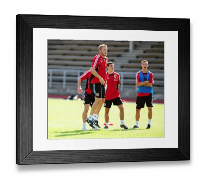 Framed Print : Dramatic Save: Dean Gerken Claims Victory in Intense Bristol City FC Goalkeeper Training Competition Framed Print : Dramatic Save: Dean Gerken Claims Victory in Intense Bristol City FC Goalkeeper Training Competition