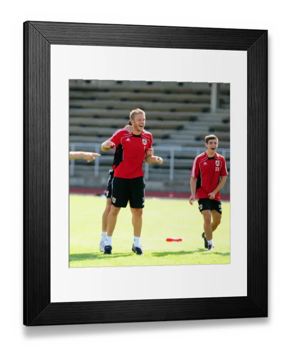 Framed Print : Dramatic Save: Dean Gerken Wins Bristol City FC Goalkeeper Training Competition Framed Print : Dramatic Save: Dean Gerken Wins Bristol City FC Goalkeeper Training Competition
