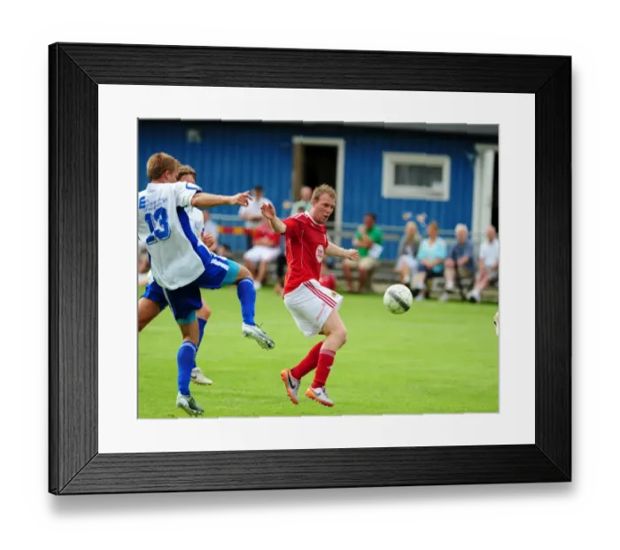 Framed Print : Bristol Citys David Clarkson scores with a near post volley Framed Print : Bristol Citys David Clarkson scores with a near post volley