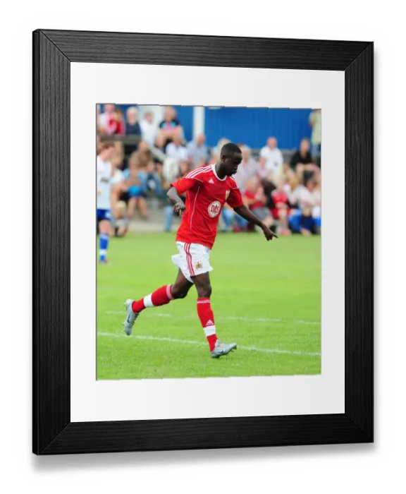 Framed Print : GOAL CELEBRATIONS for Bristol Citys Albert Adomah