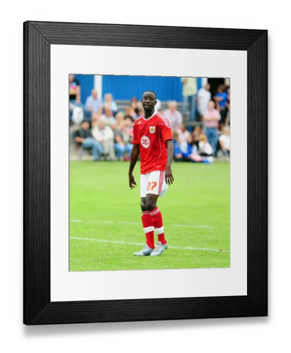 Framed Print : Adomah in Action: Vallens IF vs. Bristol City