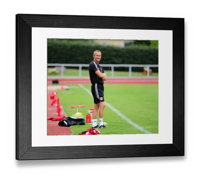Framed Print : Behind the Scenes at Bristol City: Assistant Manager Keith Millen Leads Football Training Framed Print : Behind the Scenes at Bristol City: Assistant Manager Keith Millen Leads Football Training