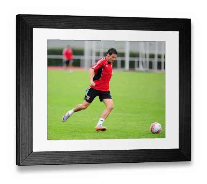 Framed Print : Bristol City FC: Ivan Sproule in Training Focus Framed Print : Bristol City FC: Ivan Sproule in Training Focus