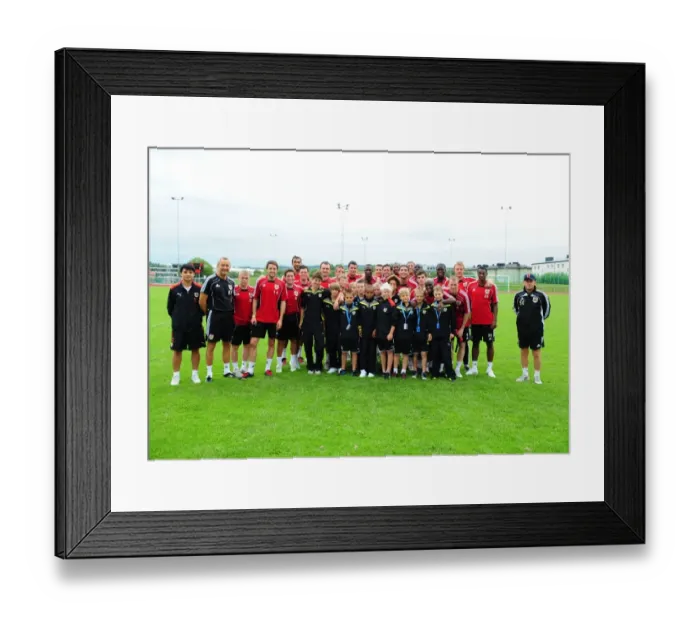 Framed Print : Bristol City: United in Training - First Team and Academy