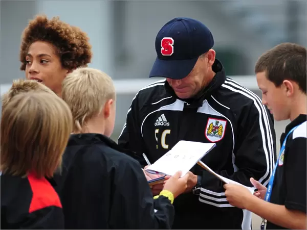 Steve Coppell Connects with Bristol City Academy Players: Autograph Signing Session at Training