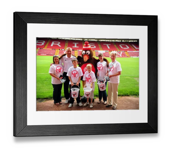 Framed Print : Bristol City Open Day: Behind the Scenes with the First Team (Season 10-11)