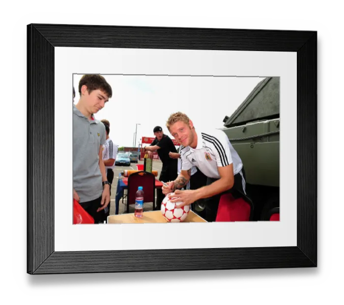 Framed Print : Bristol City Open Day: First Team Season 10-11