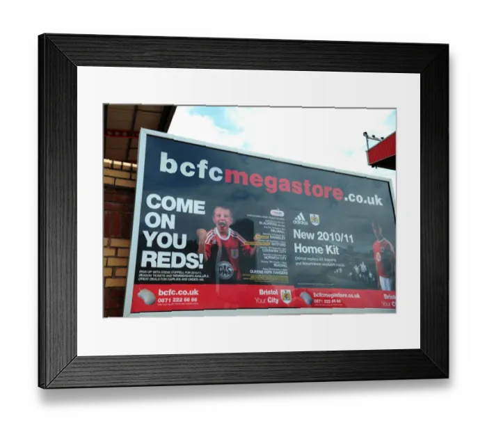 Framed Print : Behind the Scenes: 2010-2011 Bristol City First Team Open Day