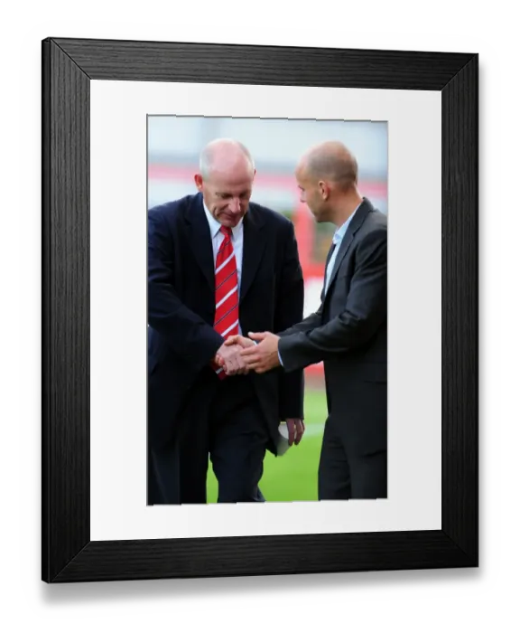 Framed Print : Steve Coppell and Paul Tisdale: A Managerial Rivalry Unfolds - Exeter City vs. Bristol City