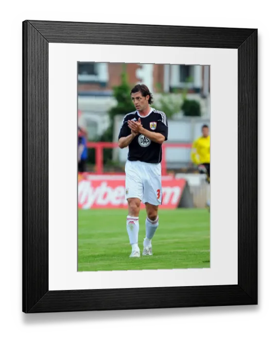 Framed Print : Bristol Citys Jamie McAllister