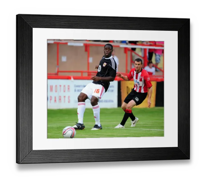 Framed Print : Bristol Citys John Akinde Framed Print : Bristol Citys John Akinde