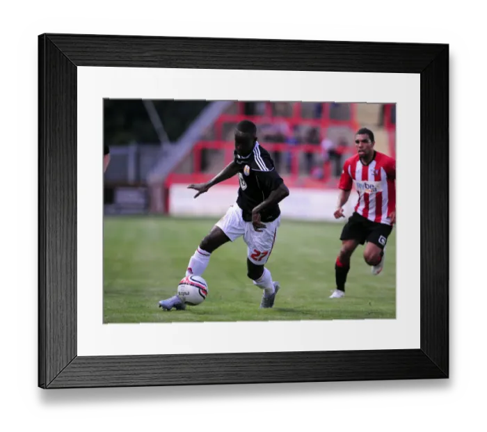 Framed Print : Bristol Citys Albert Adomah