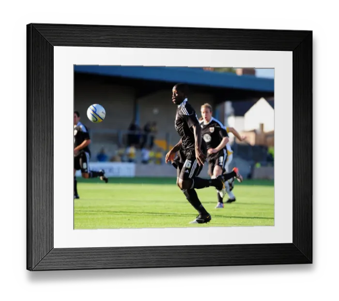 Framed Print : Bristol Citys John Akinde Framed Print : Bristol Citys John Akinde