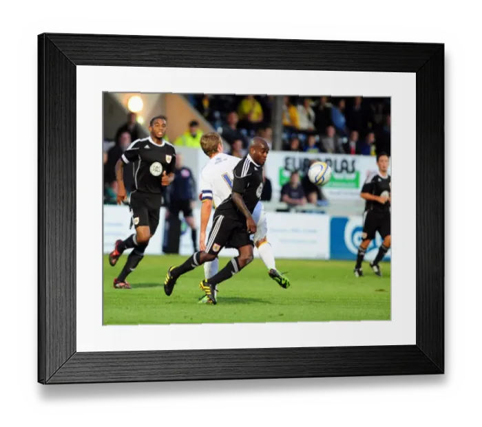 Framed Print : Jamal Campbell-Ryce in Action: Torquay vs. Bristol City Framed Print : Jamal Campbell-Ryce in Action: Torquay vs. Bristol City